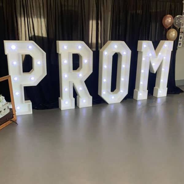 Prom Letters Hire